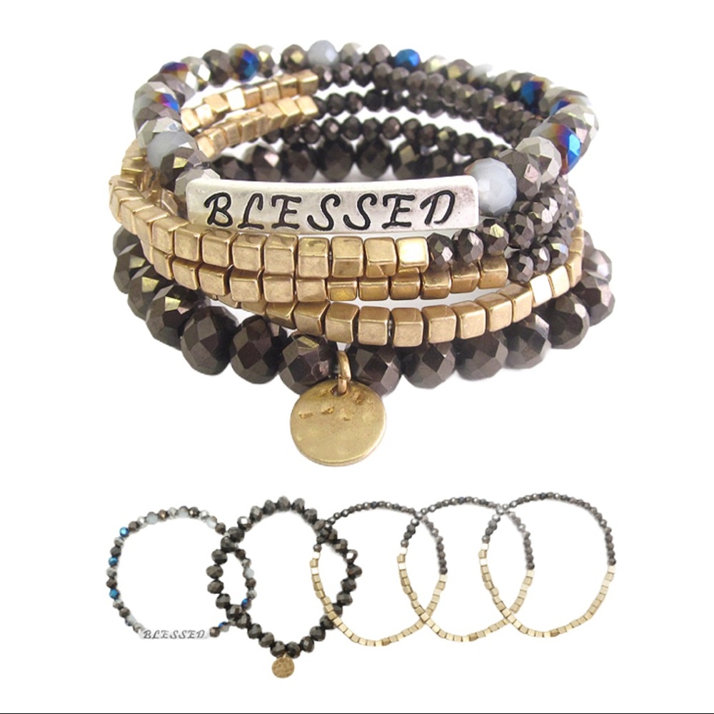 Blessed Five Strand Bracelet